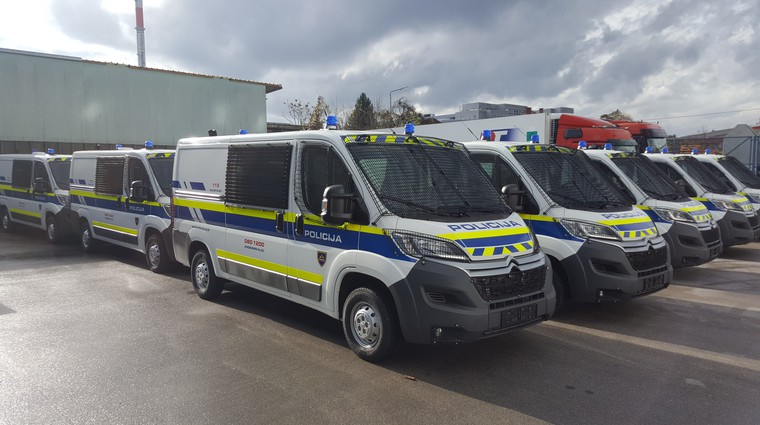 Citroen Jumper je nova 'Marica' slovenske policije. Kupili so jih 35! (foto: Citroën)