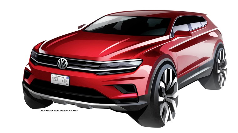 V Detroit prihaja podaljšani Volkswagen Tiguan (foto: Volkswagen)