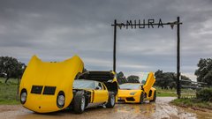 Lamborghini Miura na obisku pri domačih bikih
