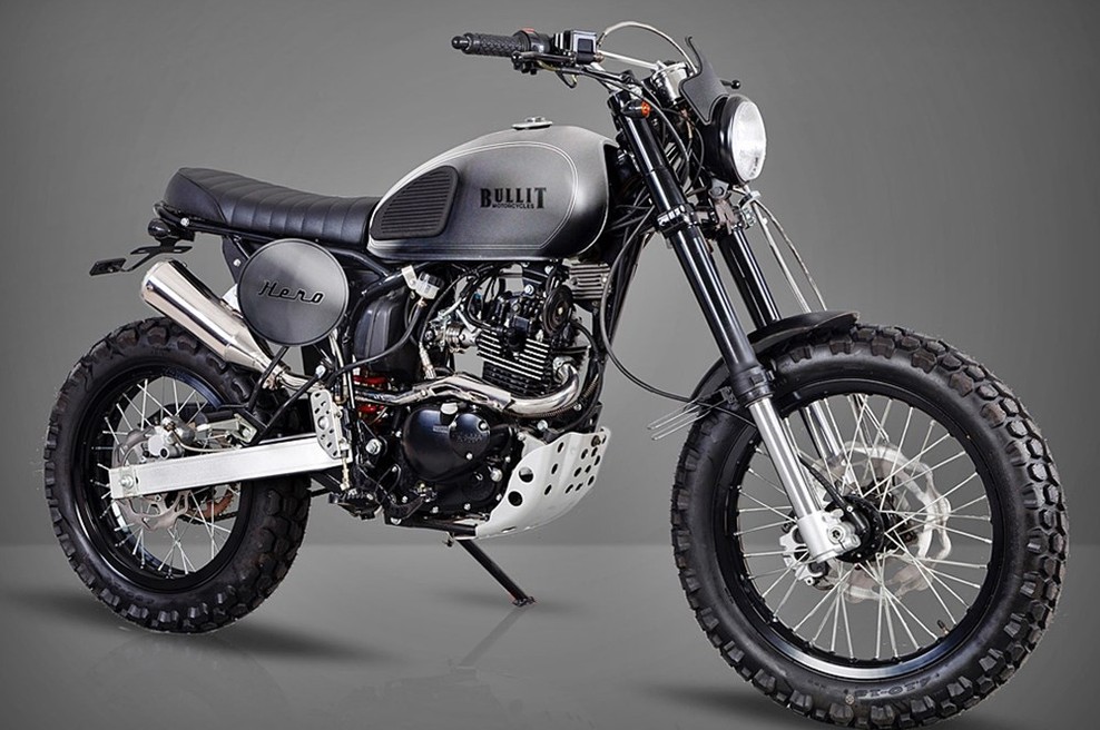 Pravi scrambler tudi za najstnike - belgijski Hero 125 (foto: Bullit)