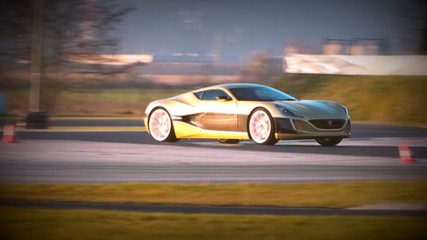 Opla! Na Racelandu ne testira le naše uredništvo! Video: Rimac Concept one in Bugatti Veyron