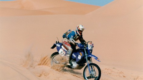 Miran Stanovnik išče KTM, s katerim je odpeljal svoj prvi Dakar. Mu lahko kdo pomaga?