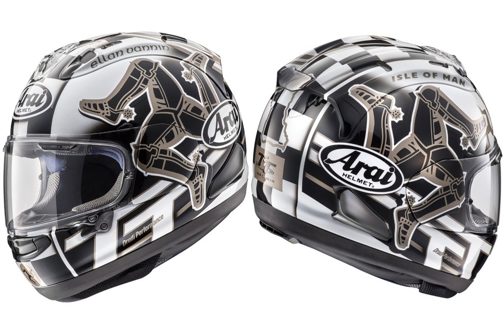 Huda kahla: Arai RX-7V IOM TT 2017 Limited Edition (foto: Arai)