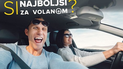 Kdo bo postal najboljši voznik ali voznica v Sloveniji?