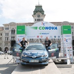 Prva etapa tridnevnega ECOnova Rallyja se je uspešno zaključila; danes ob 14. uri se bo ustavil tudi v Ljubljani (foto: ECOnova)