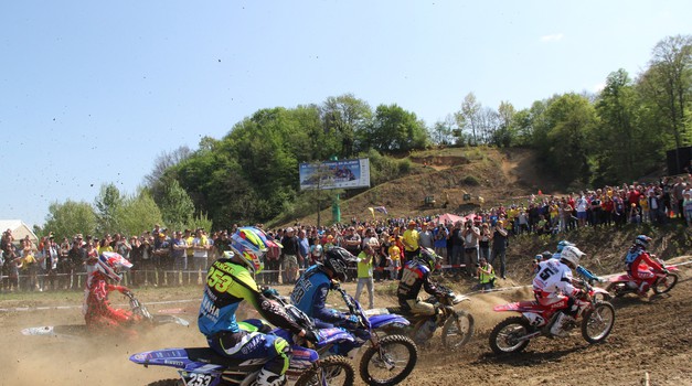 Tim Gajser zmagal na uvodni dirki državnega prvenstva v Brežicah (foto: Peter Kavčič)