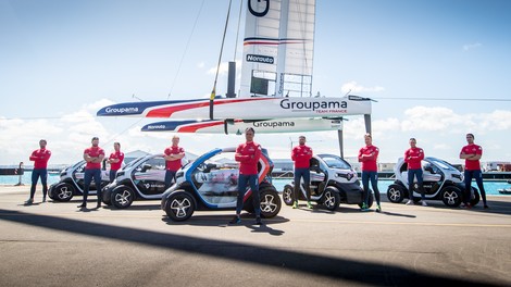 Renault Twizy gre na America's Cup