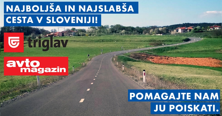 Akcija: najboljša in najslabša cesta v Sloveniji - poiskali ju bomo z vašo pomočjo! (foto: AML)