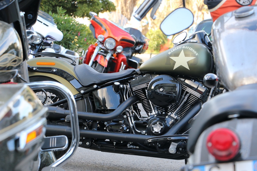 Foto: ko se v Palermu zberejo lastniki Harley-Davidsonov