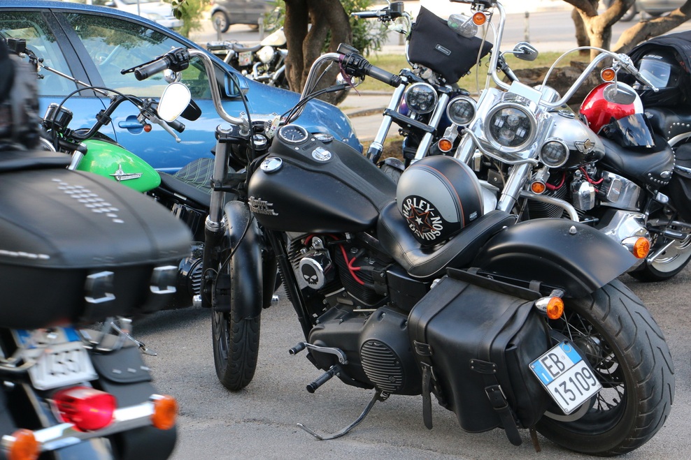 Foto: ko se v Palermu zberejo lastniki Harley-Davidsonov