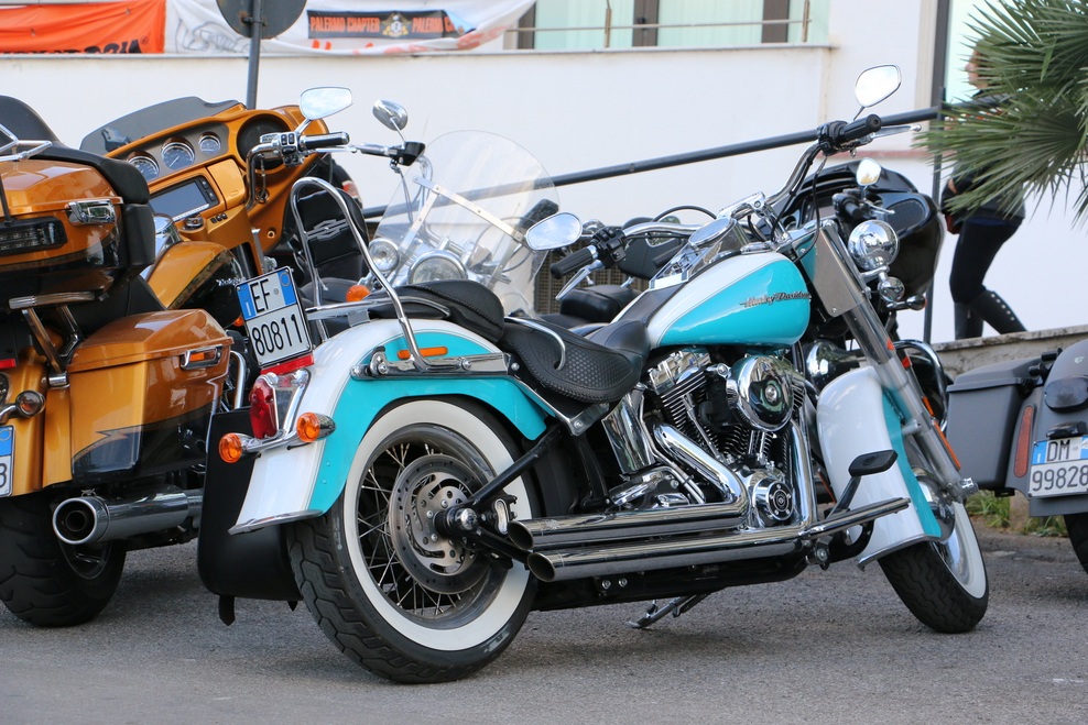 Foto: ko se v Palermu zberejo lastniki Harley-Davidsonov