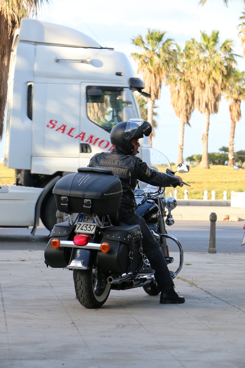 Foto: ko se v Palermu zberejo lastniki Harley-Davidsonov