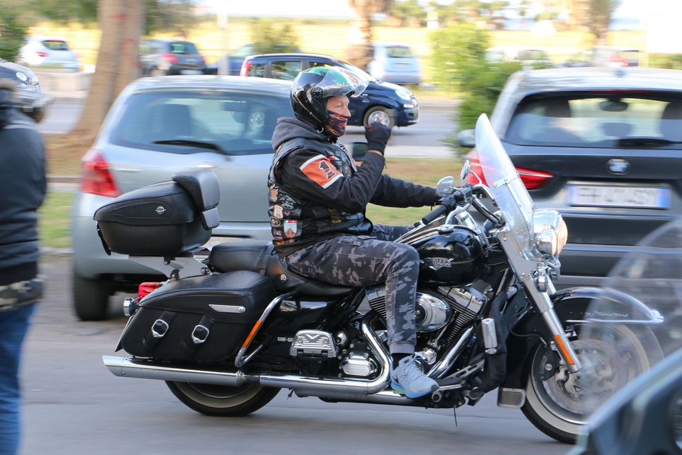 Foto: ko se v Palermu zberejo lastniki Harley-Davidsonov