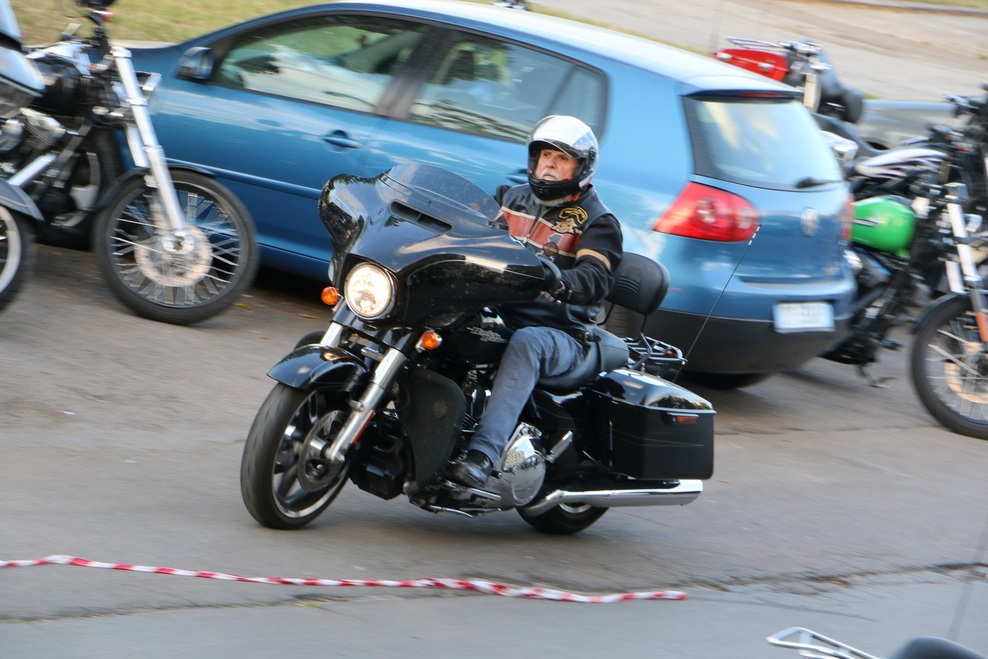 Foto: ko se v Palermu zberejo lastniki Harley-Davidsonov