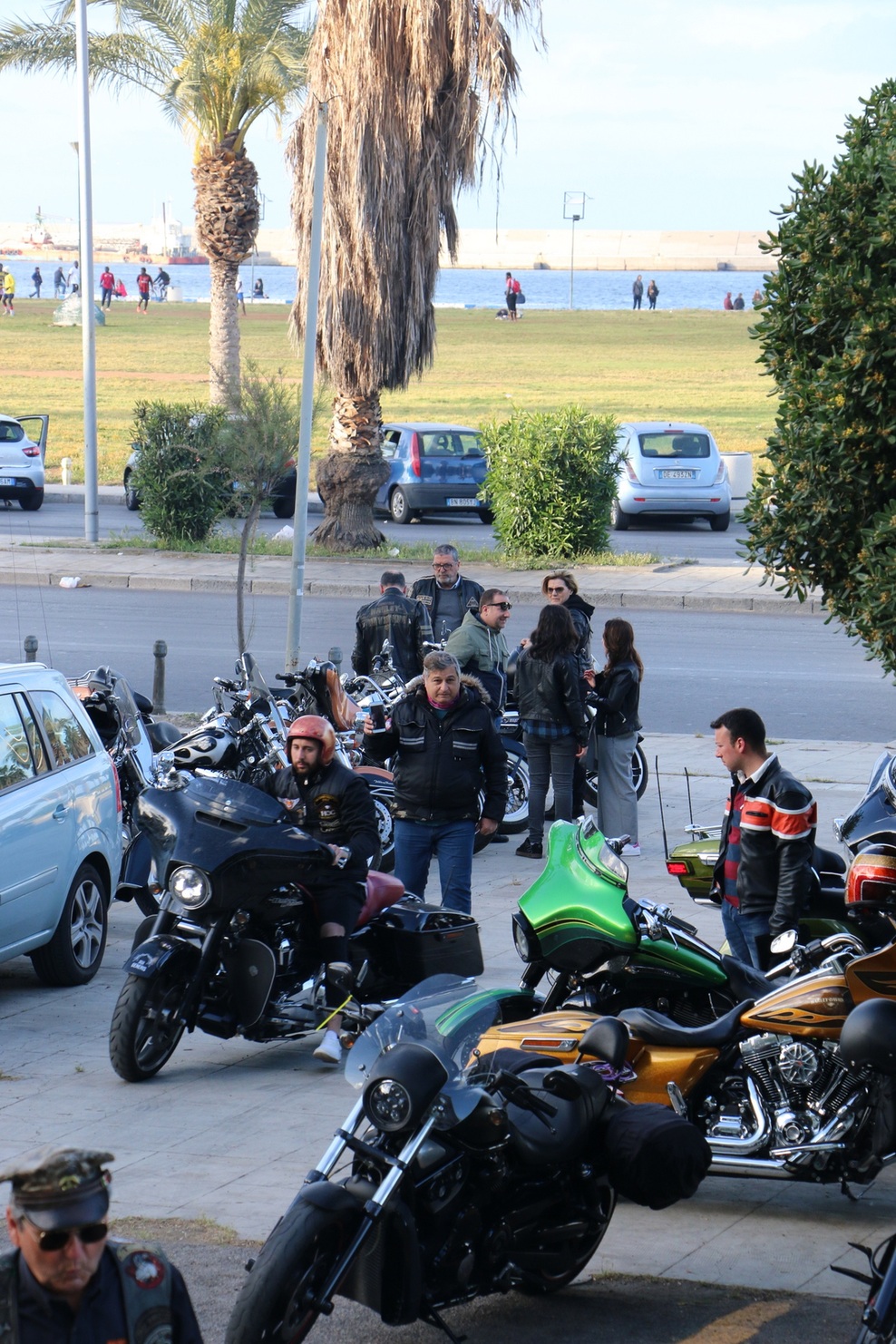 Foto: ko se v Palermu zberejo lastniki Harley-Davidsonov