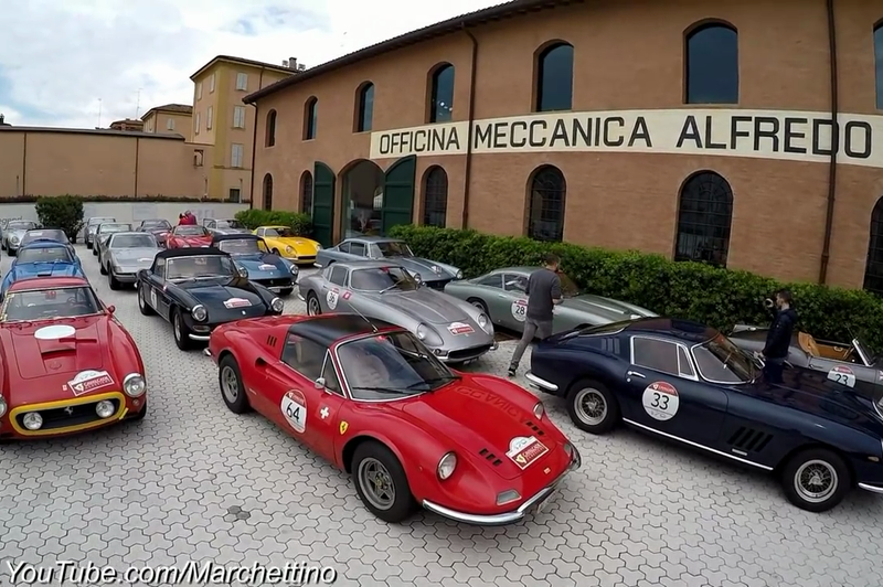 Ko se za 300 milijonov dolarjev Ferrarijev zbere na enem mestu (video) (foto: Marchettino)