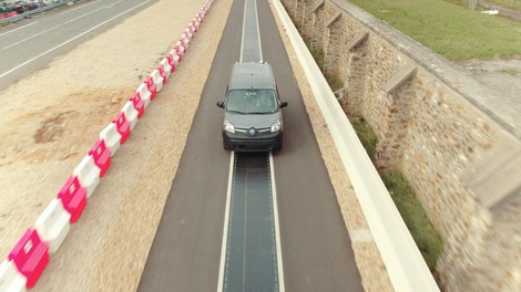 Preizkusna cesta: Renault Kangoo Z.E. se bo polnil kar med vožnjo