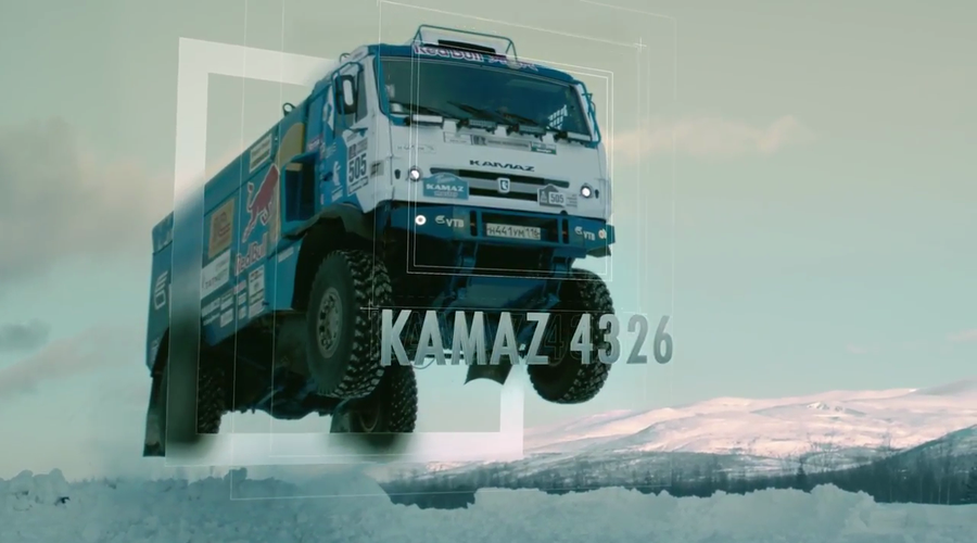 Seveda želite videti, kako daleč lahko skoči 10-tonski ruski tovornjak Kamaz (foto: Red Bull)