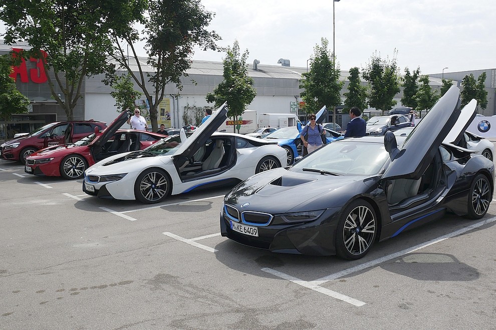 BMW-jeva električna karavana v Ljubljani