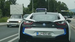 BMW-jeva električna karavana v Ljubljani