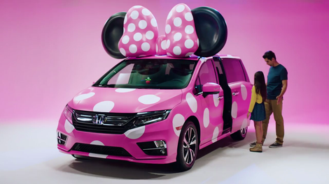Ko se združita Disney in Honda, nastane uradno vozilo za Mini Miško