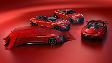 Aston Martin in Zagato predstavljata celotno četverico Vanquish Zagatos