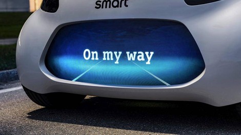 Smart prihaja v Frankfurt s študijo prihodnjega električnega modela
