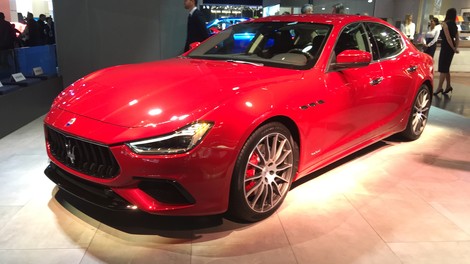 Frankfurt: Maserati Ghibli GranSport z boljšo aerodinamiko in 430 'konji'