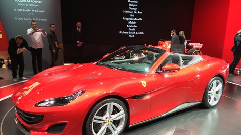 Ferrari objavil 'slovenski' promocijski video za Portofina