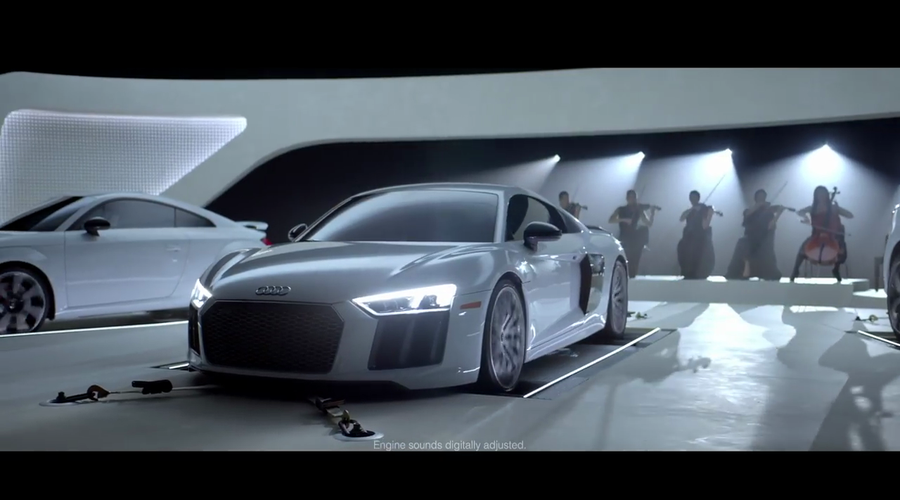 Audijevi motorji 'zaigrajo' uvodno glasbo iz Zvezdnih stez in nekaterih popularnih TV-serij (foto: Audi USA)