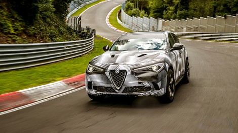 Alfa Romeo Stelvio Quadrifoglio nov najhitrejši SUV na Nürbrugringu