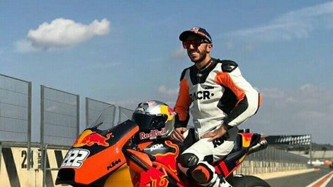 Cairoli zapeljal KTM-ov MotoGP dirkalnik preko 300 km/h