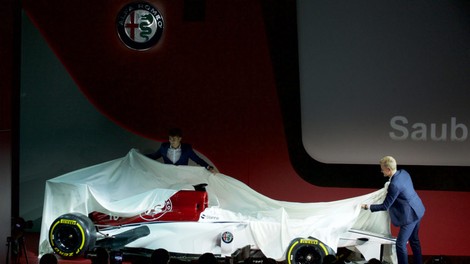 Sauber predstavil grafično podobo dirkalnika za sezono 2018