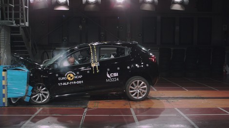 Zaušnica: Fiat Punto na strožjih Euro NCAP testih prejel najnižjo oceno