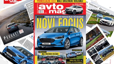 Izšel je novi Avto magazin! Testi: Ford Ka+, Volvo XC60 T8, Škoda Karoq
