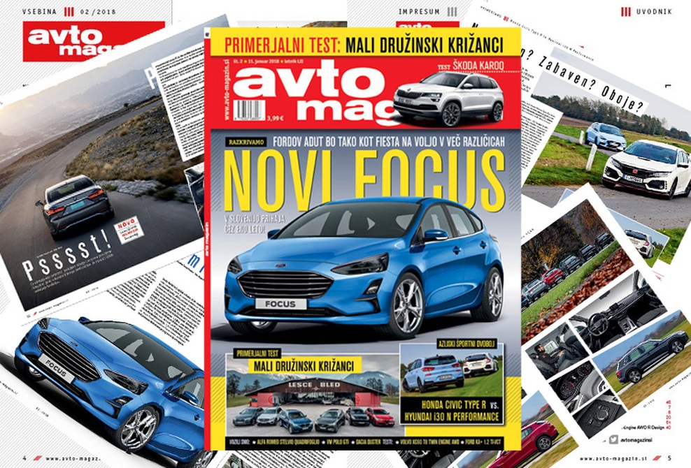 Izšel je novi Avto magazin! Testi: Ford Ka+, Volvo XC60 T8, Škoda Karoq