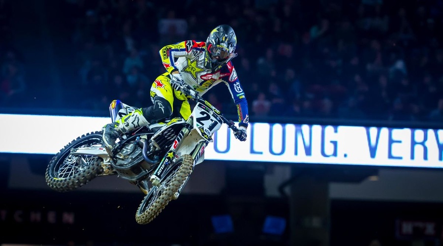 Monster Energy Supercross: Musquin do izpahnjene rame, rdeča številčnica Andersonu (video) (foto: Husqvarna)