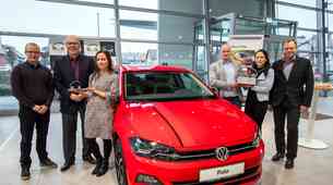 Slovenski avto leta 2018: pokal za Volkswagen Polo