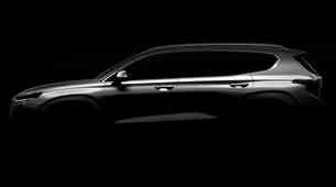 Hyundai s skico napoveduje novi Santa Fe, ki ga bo predstavil februarja