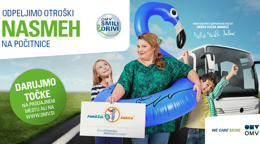 Člani Kluba zvestobe OMV SMILE & DRIVE že četrto leto darujejo točke za dobrodelni namen (foto: OMV)