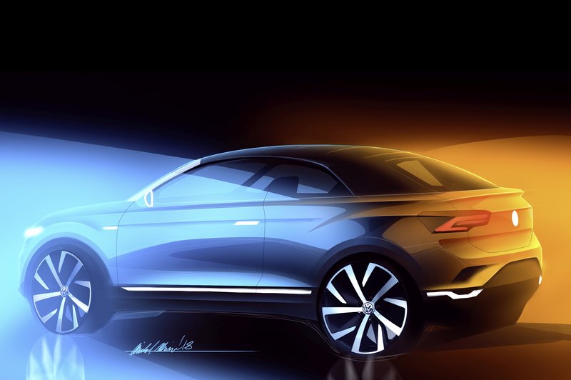 Volkswagen gre na pot SUV kabrioletov – prvi bo zasnovan na T-Rocu (foto: Volkswagen)