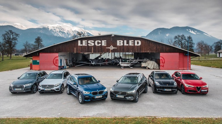 Primerjalni test: Alfa Romeo Stelvio, Audi Q5, BMW X3, Mercedes-Benz GLC, Porsche Macan, Volvo XC60 (foto: Petar Santini)