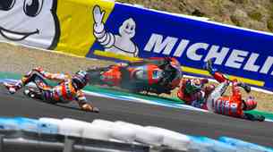 MotoGP, VN Španije: Marquez v ospredju, za njim drama