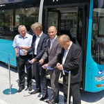 V Slovenijo je zapeljal prvi električni avtobus (foto: Jure Šujica)