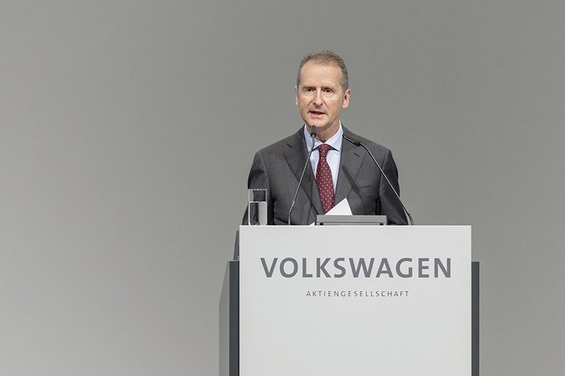 Herbert Diess: "Stadlerjeva aretacija je bila zame hud udarec" (foto: Volkswagen)