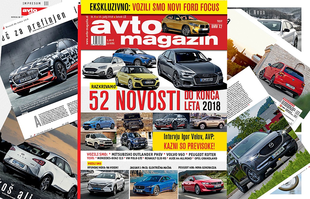 Izšel je novi Avto magazin! Testi: Mercedes-Benz CLS, BMW X2