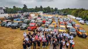 Land Rover je v Goodwoodu z veliko parado proslavil svojo 70-letnico