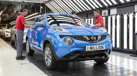 Nissan je v Angliji izdelal milijon Jukov