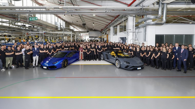 Lamborghini praznuje nov mejnik (foto: Lamborghini)