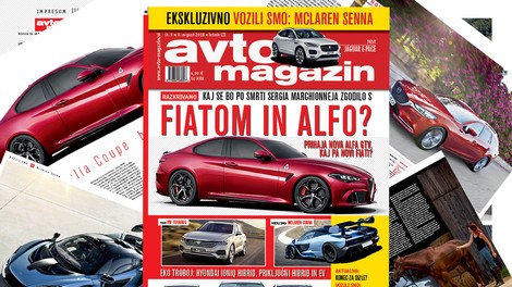 Izšel je novi Avto magazin! Testi: Jaguar E-Pace, VW Touareg, Mercedes razred X